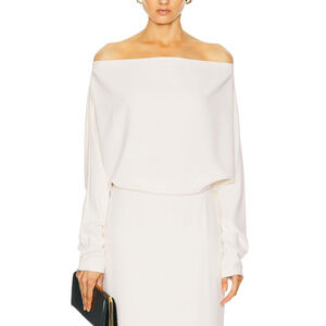 L'Academie Off Shoulder Ivory Katia Top Size M